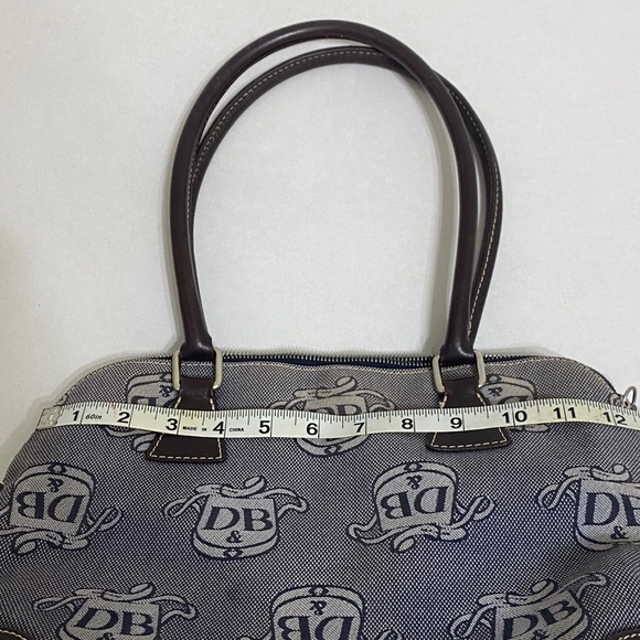 Dooney & Bourke Gray and Brown Shoulder Bag - Picture 9 of 12